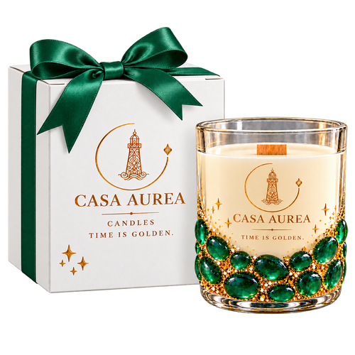 Evergreen Noël— Christmas Glass Candle · 200 g